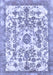 Abstract Blue Modern Rug, abs562blu