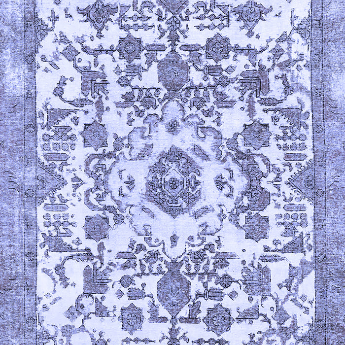 Abstract Blue Modern Rug, abs562blu