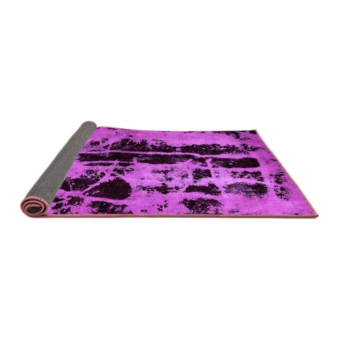 Sideview of Persian Purple Bohemian Rug, abs5630pur