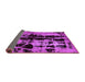 Sideview of Persian Purple Bohemian Rug, abs5630pur