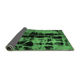 Sideview of Persian Emerald Green Bohemian Rug, abs5630emgrn