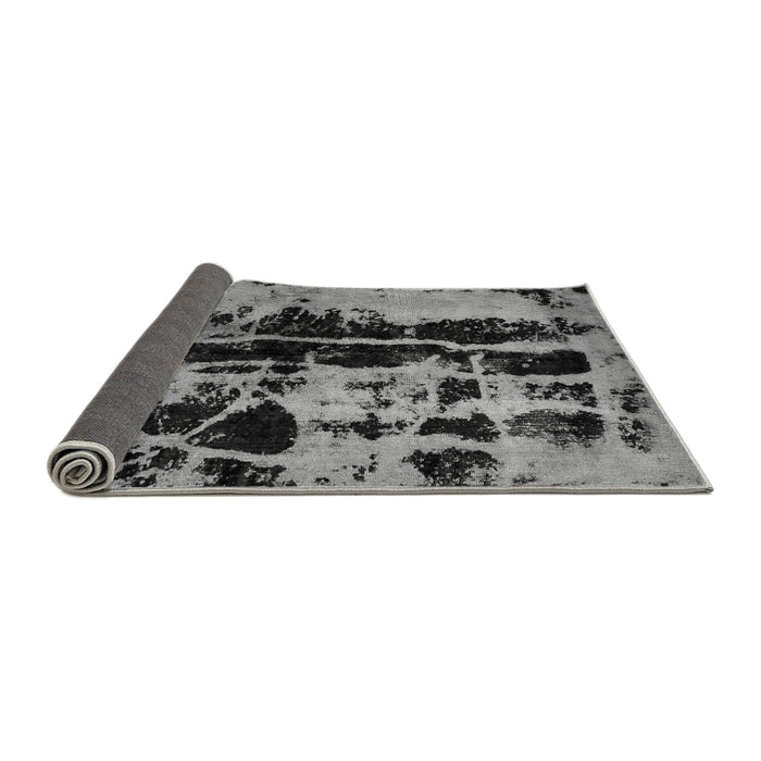 Sideview of Persian Gray Bohemian Rug, abs5630gry