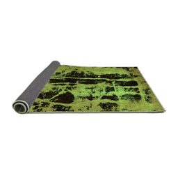 Sideview of Persian Green Bohemian Rug, abs5630grn