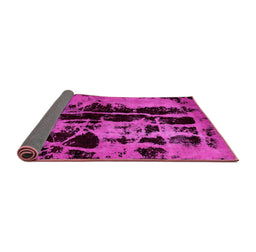 Sideview of Persian Pink Bohemian Rug, abs5630pnk