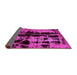 Sideview of Persian Pink Bohemian Rug, abs5630pnk