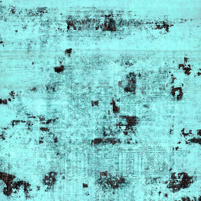 Abstract Turquoise Modern Rug, abs5631turq
