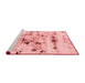 Modern Red Washable Rugs