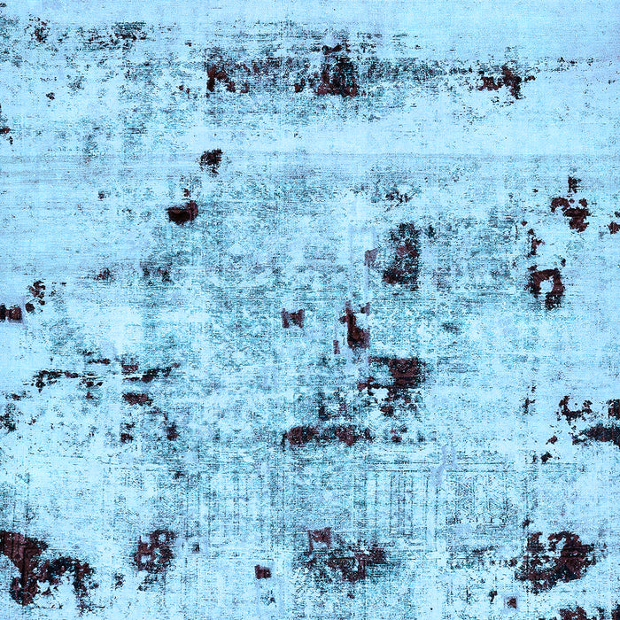 Abstract Light Blue Modern Rug, abs5631lblu