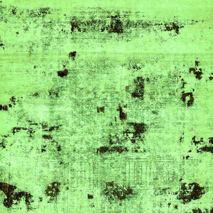 Abstract Green Modern Rug, abs5631grn