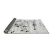 Sideview of Abstract Gray Modern Rug, abs5631gry