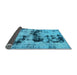 Sideview of Persian Light Blue Bohemian Rug, abs5632lblu