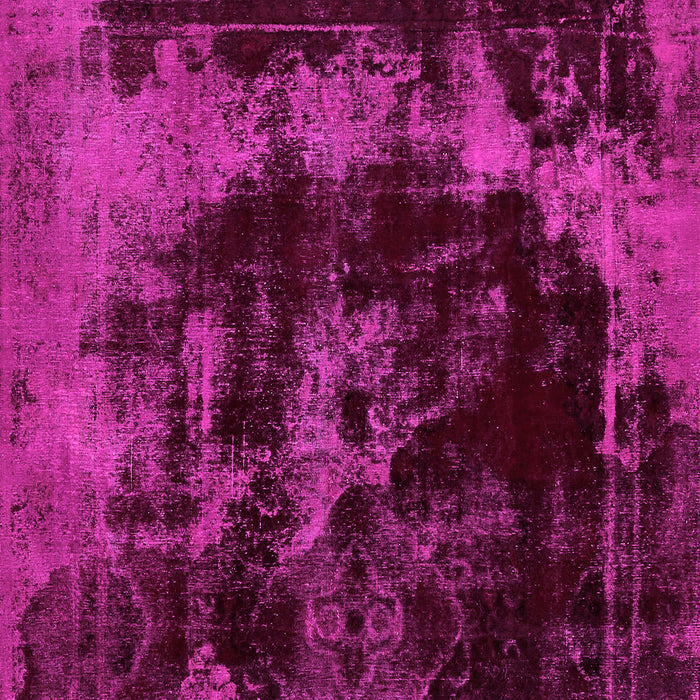 Square Machine Washable Abstract Pink Modern Rug, wshabs5633pnk