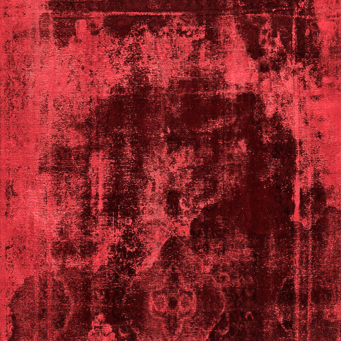 Machine Washable Abstract Red Modern Rug, wshabs5633red