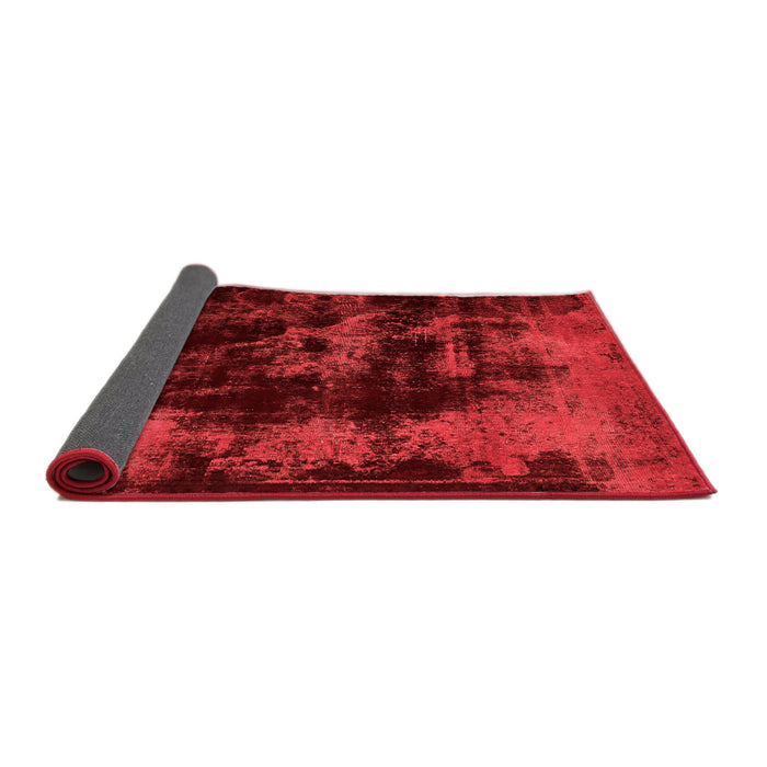 Abstract Red Modern Area Rugs