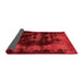 Abstract Red Modern Area Rugs