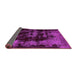 Sideview of Abstract Purple Modern Rug, abs5633pur