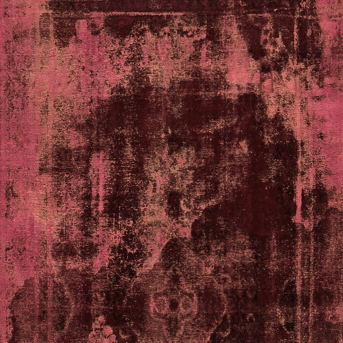 Square Machine Washable Abstract Brown Modern Rug, wshabs5633brn