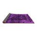 Sideview of Abstract Pink Modern Rug, abs5634pnk