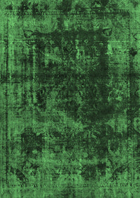 Abstract Emerald Green Modern Rug, abs5634emgrn