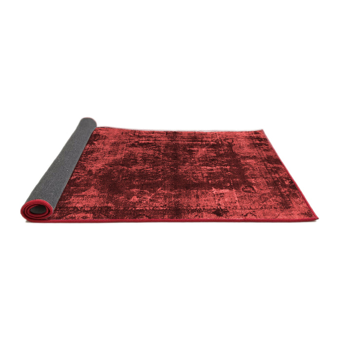 Abstract Red Modern Area Rugs