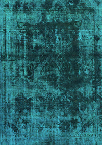 Abstract Turquoise Modern Rug, abs5634turq