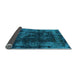 Sideview of Abstract Light Blue Modern Rug, abs5634lblu