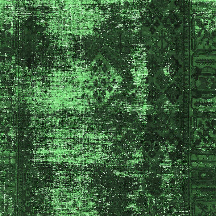 Abstract Emerald Green Modern Rug, abs5635emgrn