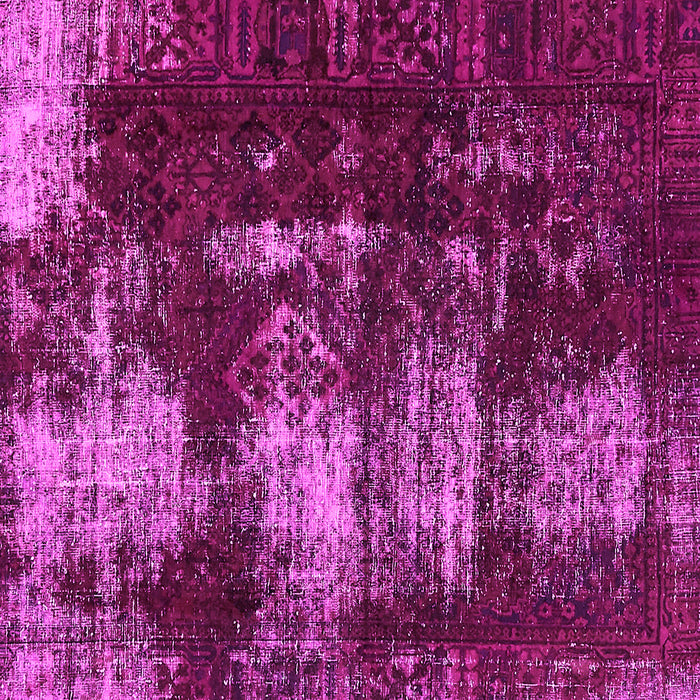 Square Abstract Pink Modern Rug, abs5635pnk