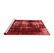 Modern Red Washable Rugs