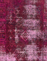 Machine Washable Abstract Pink Rug, wshabs5635