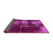 Sideview of Abstract Pink Modern Rug, abs5635pnk