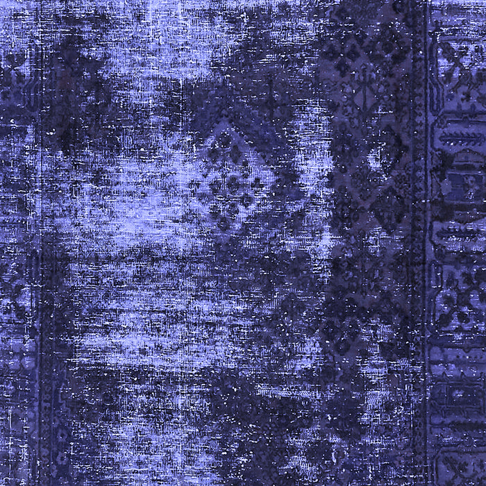 Abstract Blue Modern Rug, abs5635blu