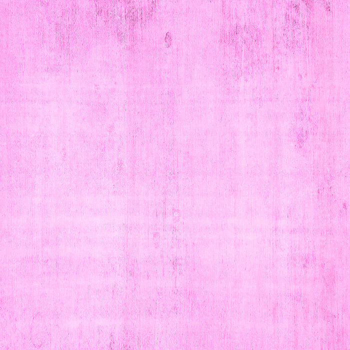 Square Solid Pink Modern Rug, abs5636pnk