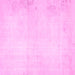 Square Solid Pink Modern Rug, abs5636pnk