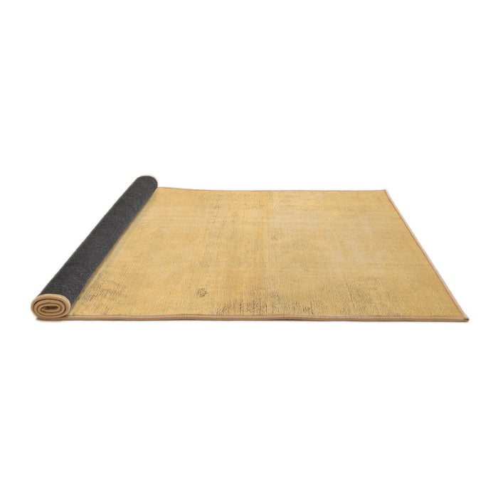 Sideview of Solid Brown Modern Rug, abs5636brn