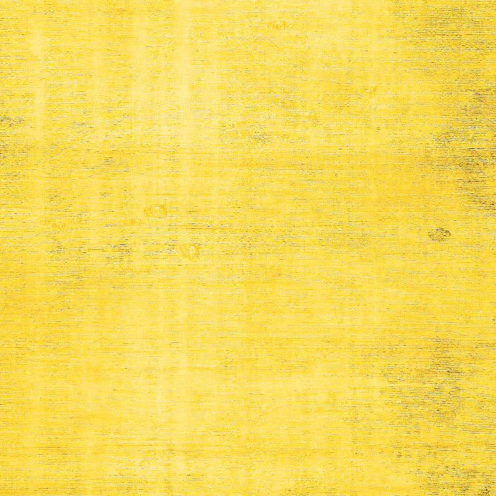 Machine Washable Solid Yellow Modern Rug, wshabs5636yw
