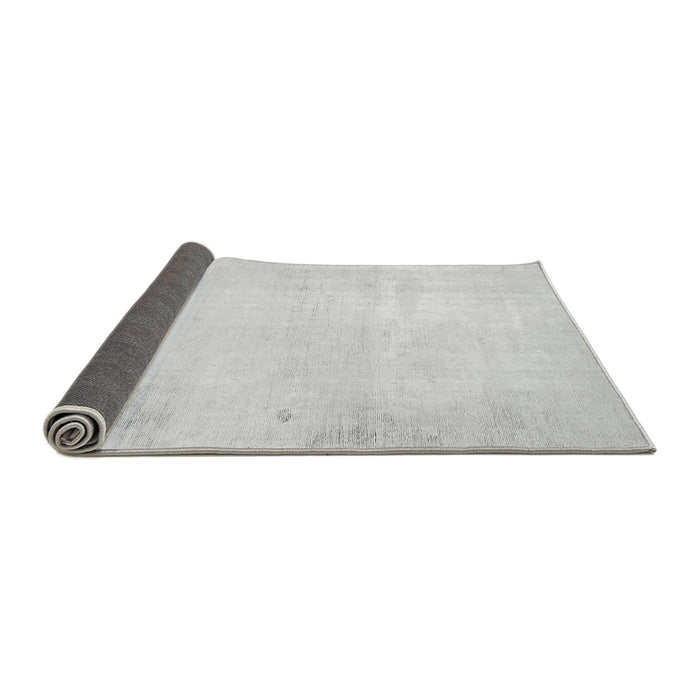 Sideview of Solid Gray Modern Rug, abs5636gry