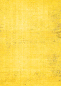 Solid Yellow Modern Rug, abs5636yw