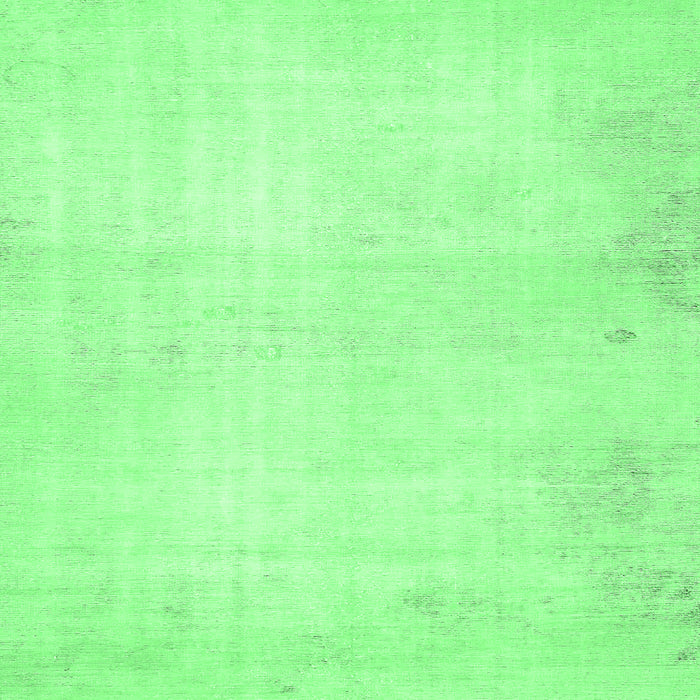 Square Machine Washable Solid Emerald Green Modern Area Rugs, wshabs5636emgrn