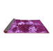 Sideview of Persian Purple Bohemian Rug, abs5637pur