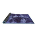 Sideview of Persian Blue Bohemian Rug, abs5637blu