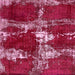 Square Abstract Pink Persian Rug, abs5637