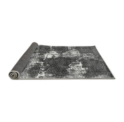 Sideview of Persian Gray Bohemian Rug, abs5637gry