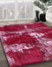 Abstract Pink Persian Rug in Family Room, abs5637