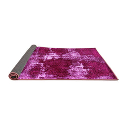 Sideview of Persian Pink Bohemian Rug, abs5637pnk