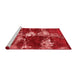 Bohemian Red Washable Rugs