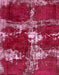 Abstract Pink Persian Rug, abs5637