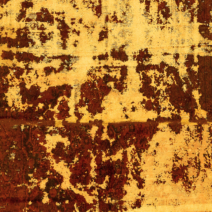 Abstract Yellow Modern Rug, abs5638yw