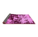 Sideview of Abstract Pink Modern Rug, abs5638pnk