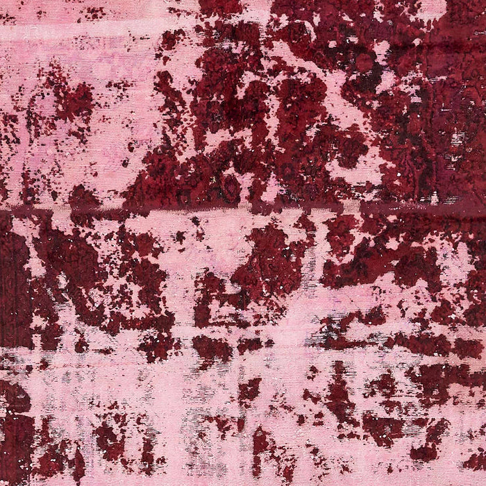 Machine Washable Abstract Pastel Pink Rug, wshabs5638